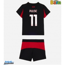 AC Milan Christian Pulisic #11 Hjemmedraktsett Barn 2025-26 Kortermet (+ Korte bukser)